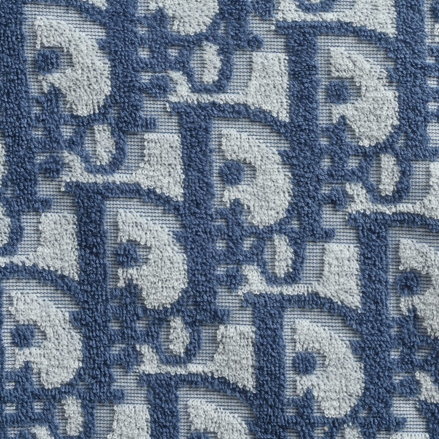 Dior Oblique Monogram Toweling T-Shirt | Blue - image 5