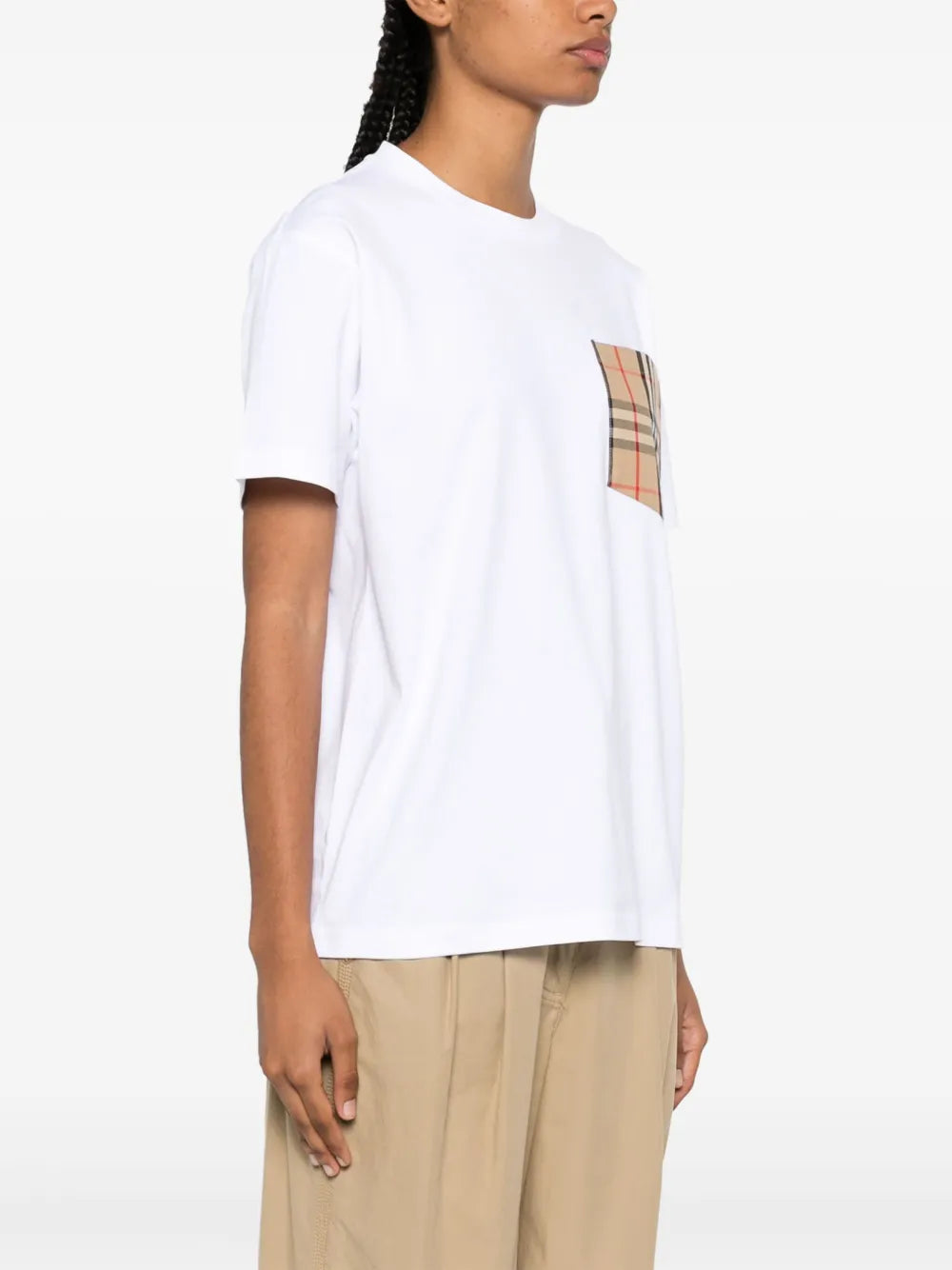 Burberry Check Pocket Cotton T-Shirt - image 3