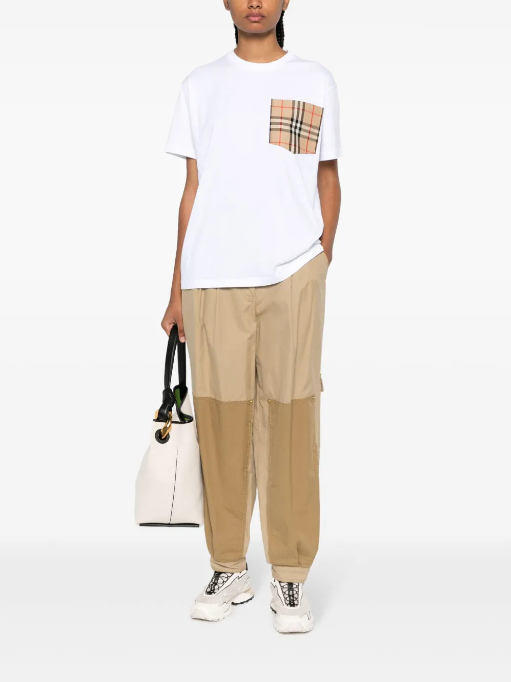 Burberry Check Pocket Cotton T-Shirt - image 2