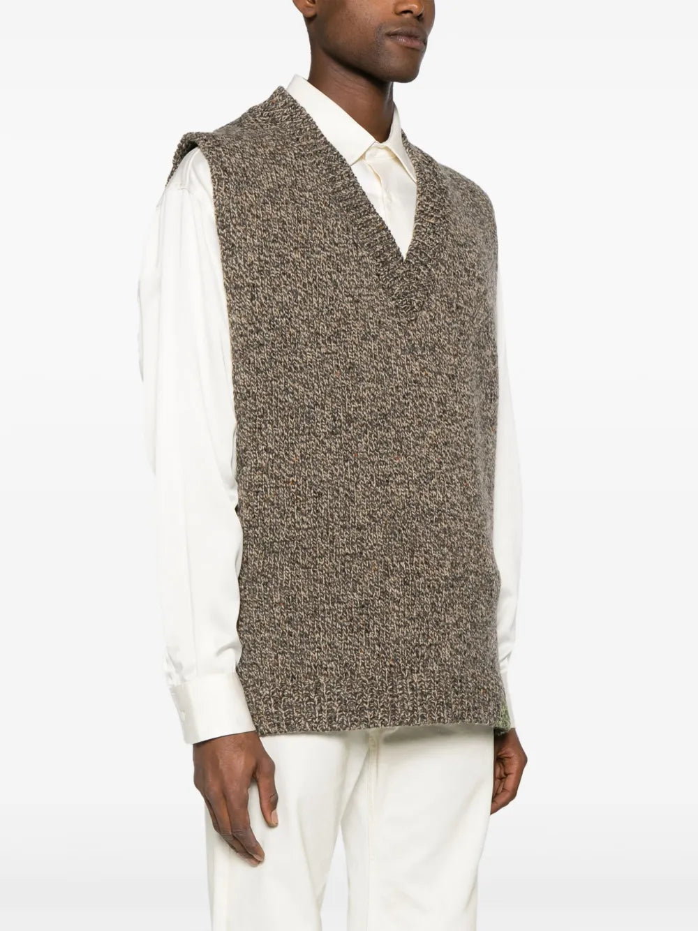 Prada White Utility Silk Shirt - image 3