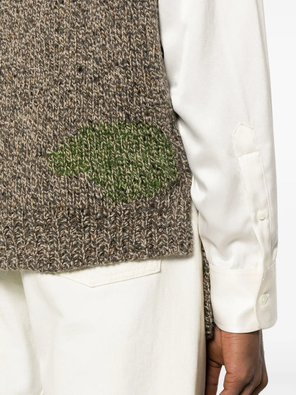 Prada White Utility Silk Shirt - image 7