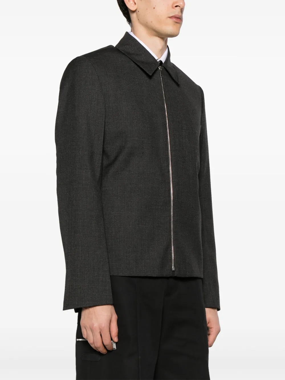 Givenchy Zip-Up Wool Jacket - image 3