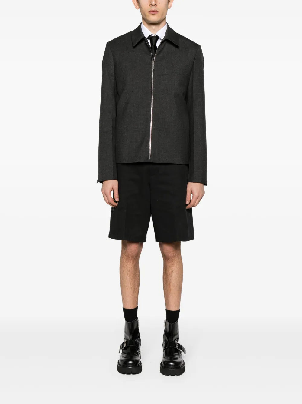 Givenchy Zip-Up Wool Jacket - image 2