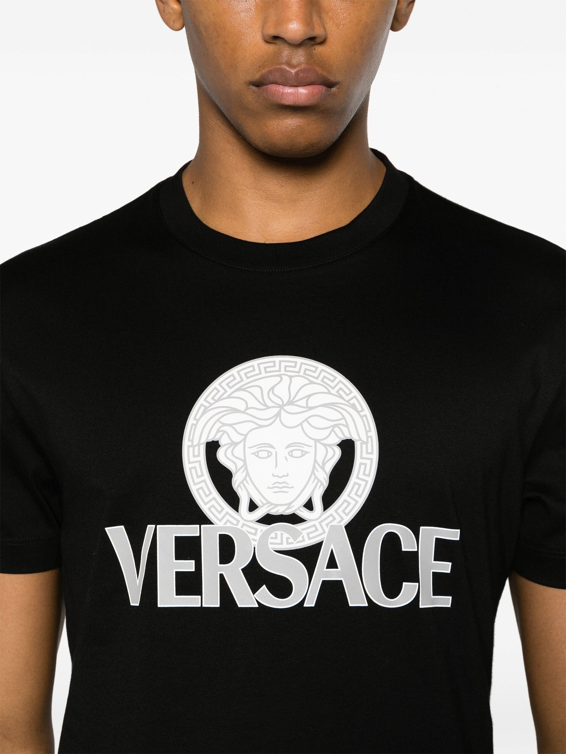 Versace Medusa Logo-Print T-Shirt - image 5