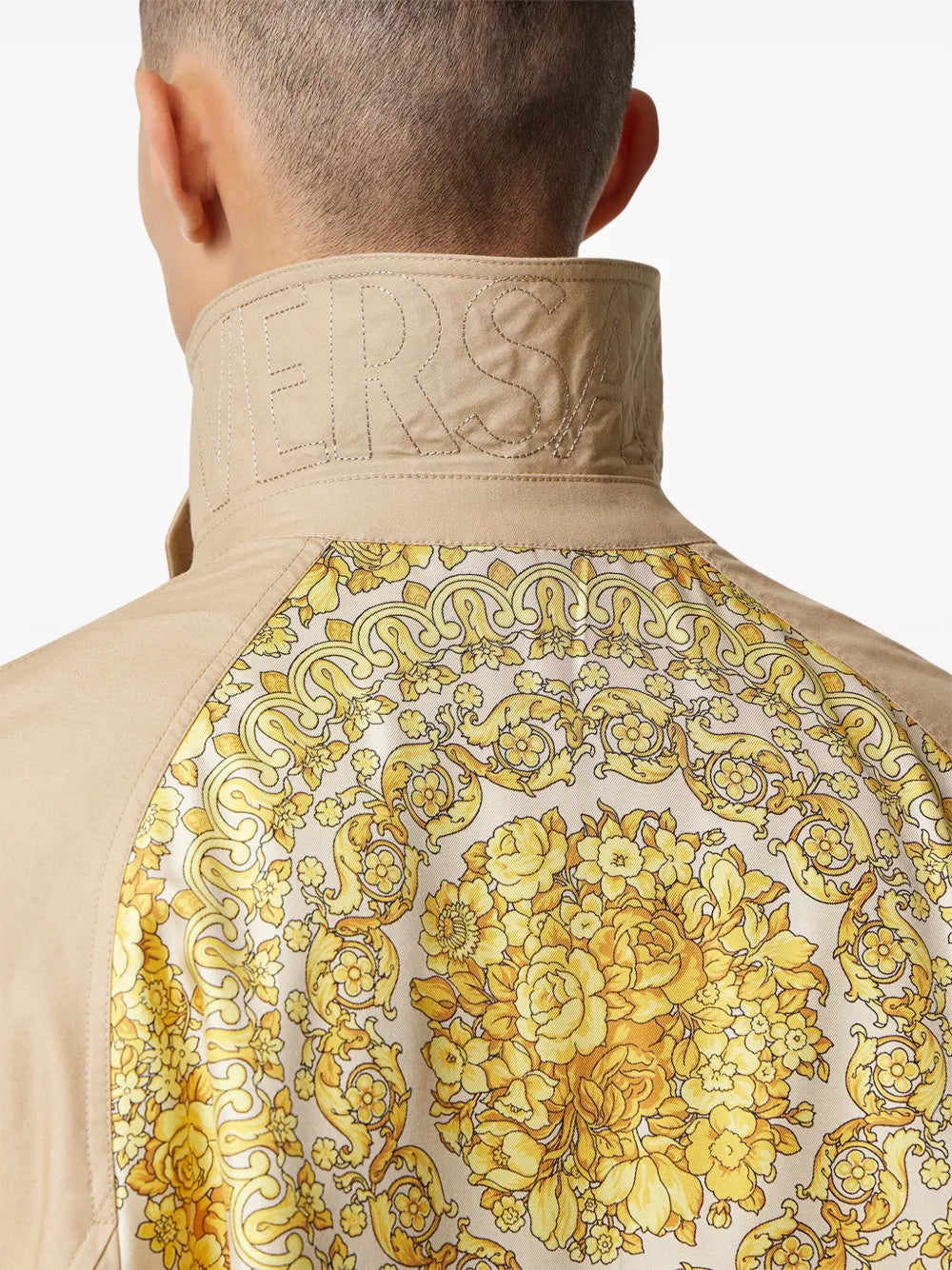 Versace Barocco Panel Coat - image 6