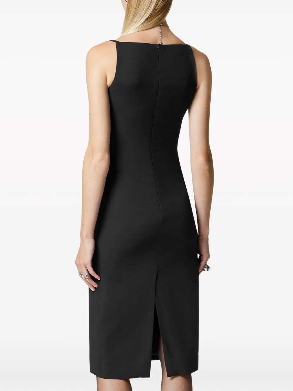 Versace Corset-Detail Midi Dress with Medusa Accents - image 3