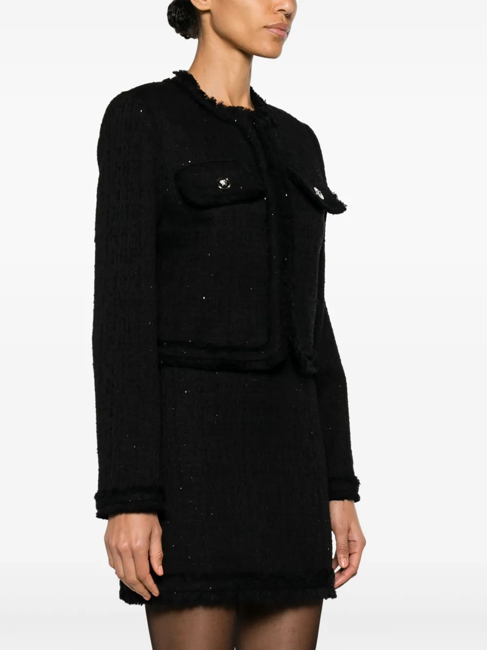 Versace Tweed Cardigan - image 3