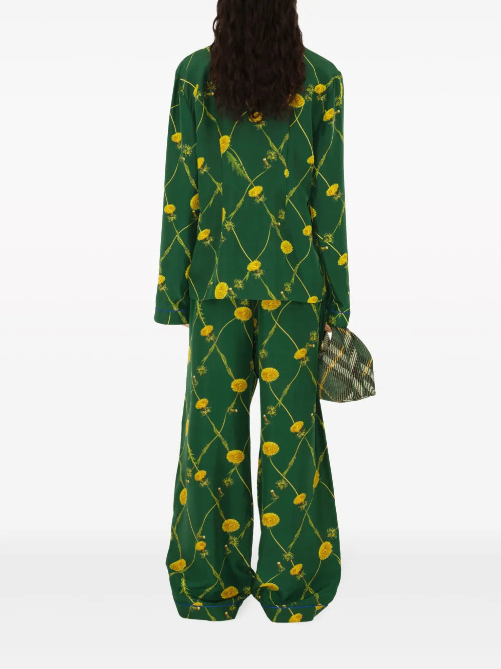 Burberry Floral Print Wide-Leg Trousers - image 6