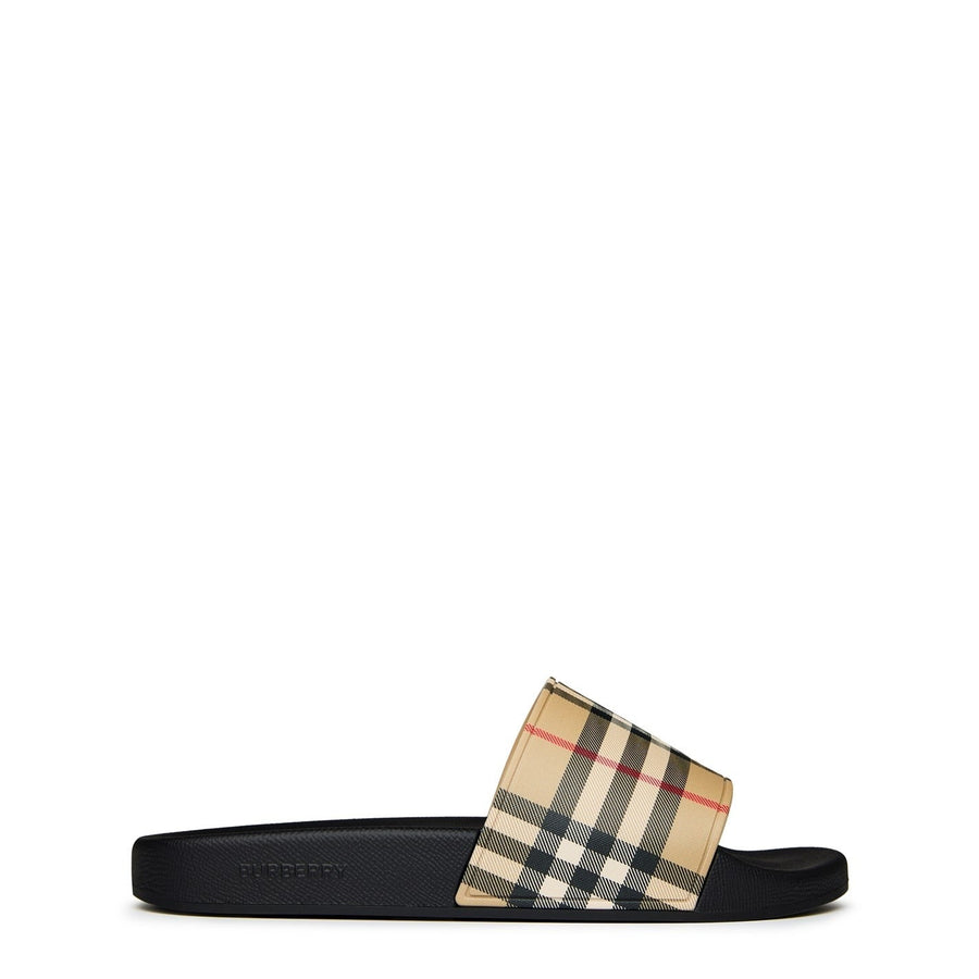 Burberry Men’s Furley Check Slides