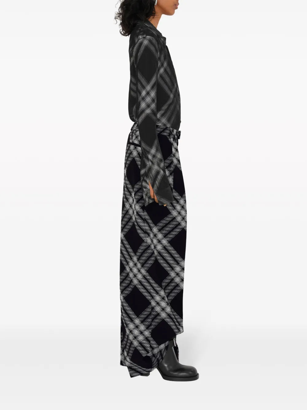 Burberry Print Wide-Leg Trousers - image 3