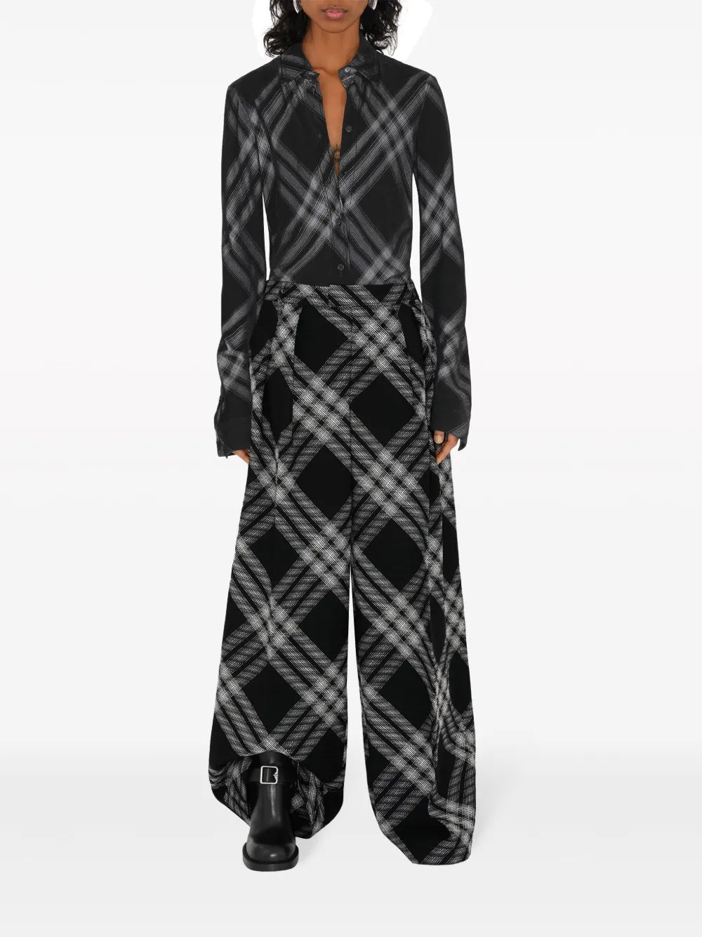 Burberry Print Wide-Leg Trousers - image 2