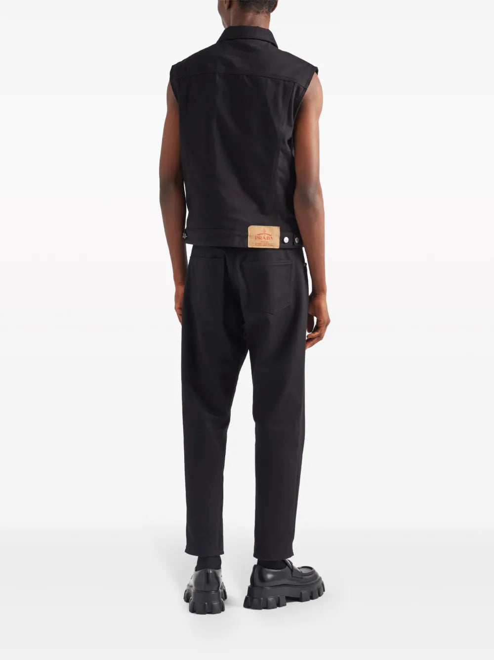 Prada Sleeveless Denim Jacket - image 3