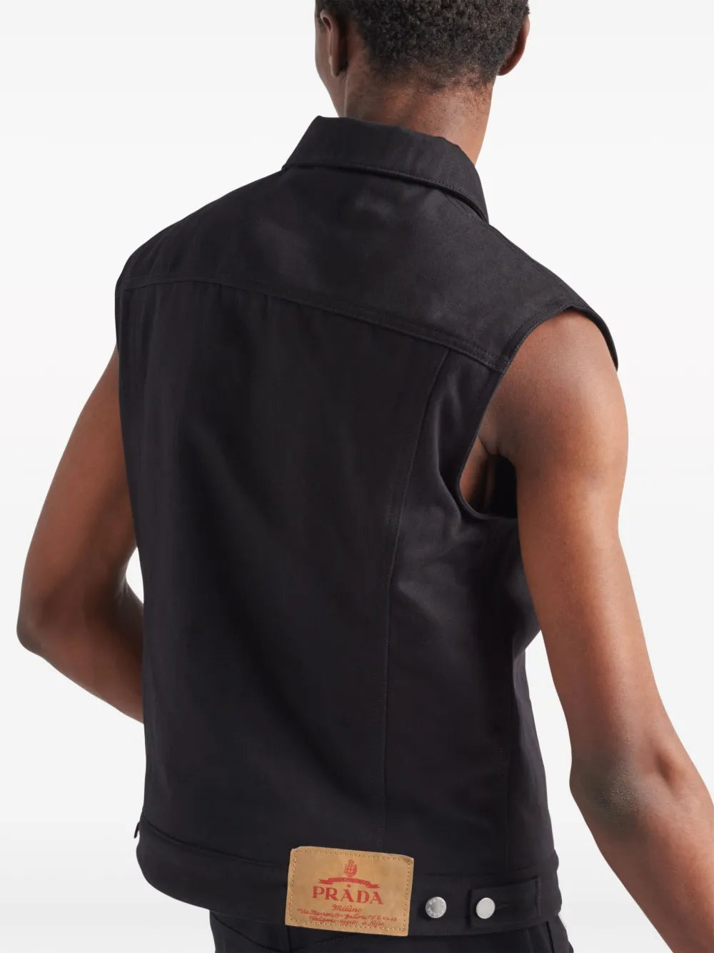 Prada Sleeveless Denim Jacket - image 7