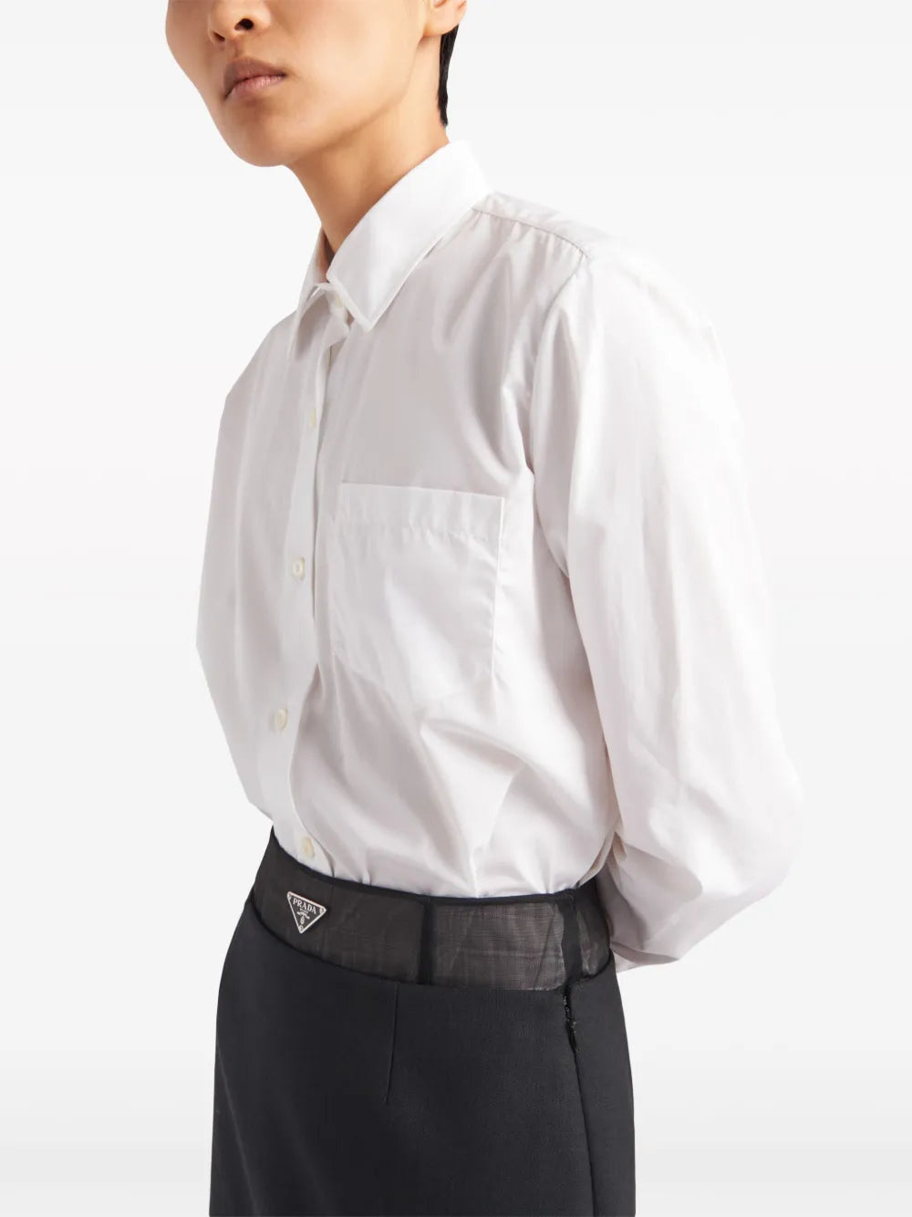 Prada Wool and Crinoline Skirt - image 6