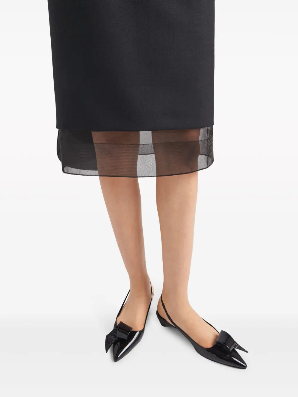 Prada Wool and Crinoline Skirt - image 7