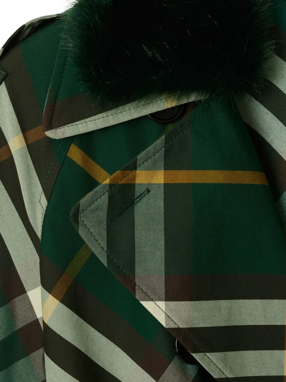 Burberry Checked Trench Coat - image 8
