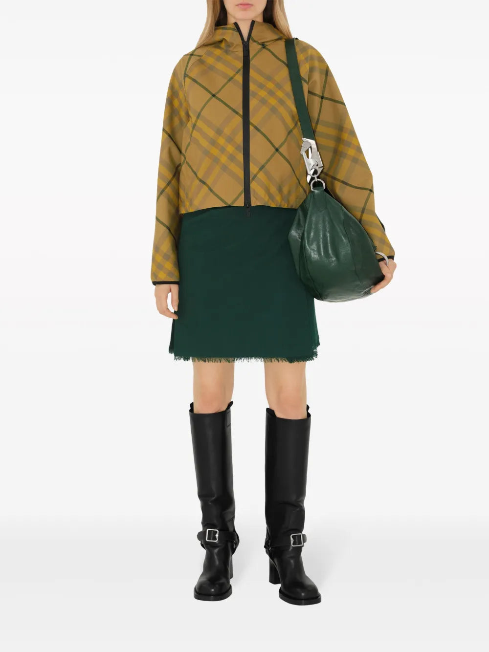 Burberry Check Hooded Zip Jacket - image 2