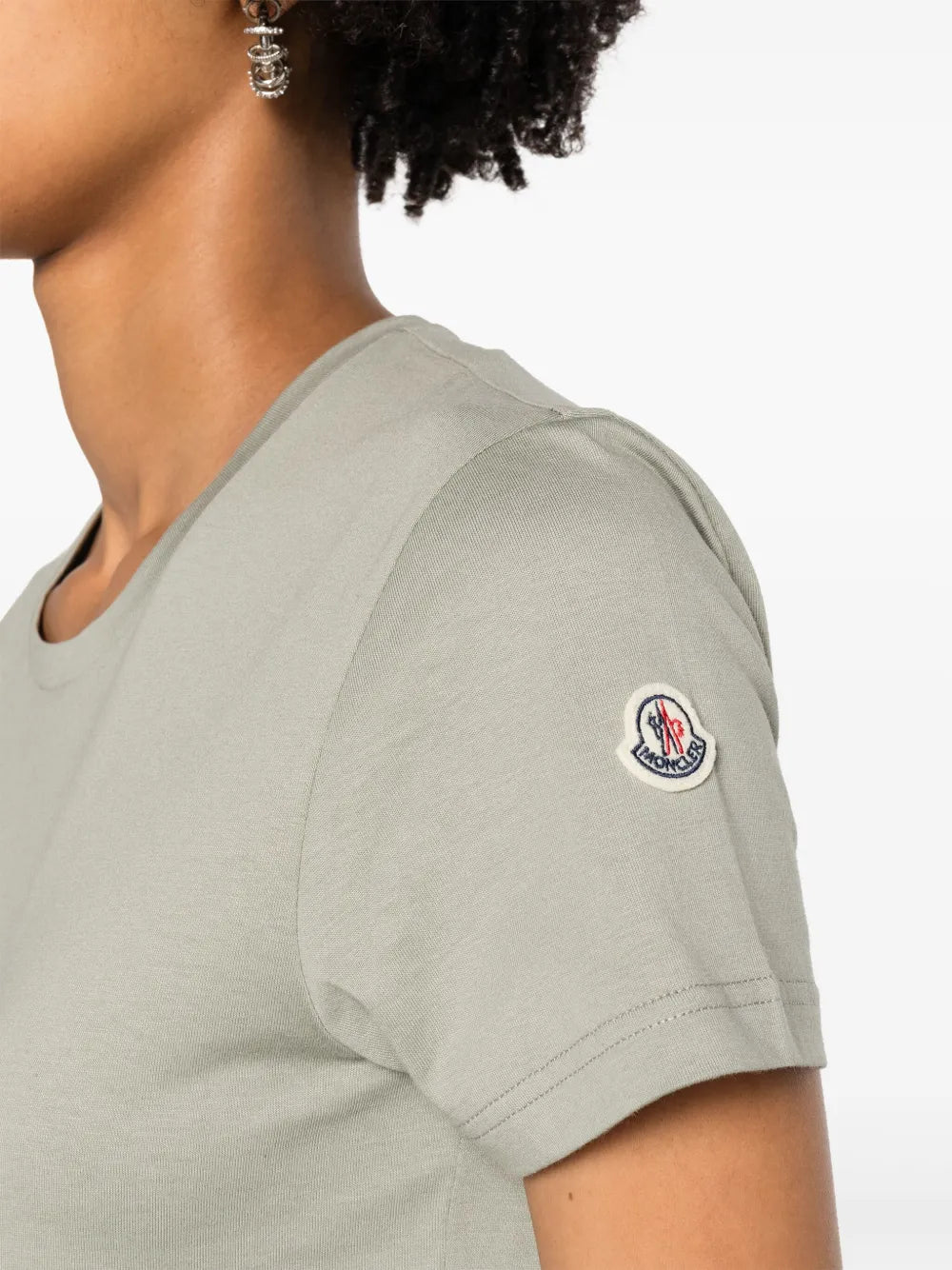 Moncler Classic Cotton T-Shirt – Sage Green - image 7