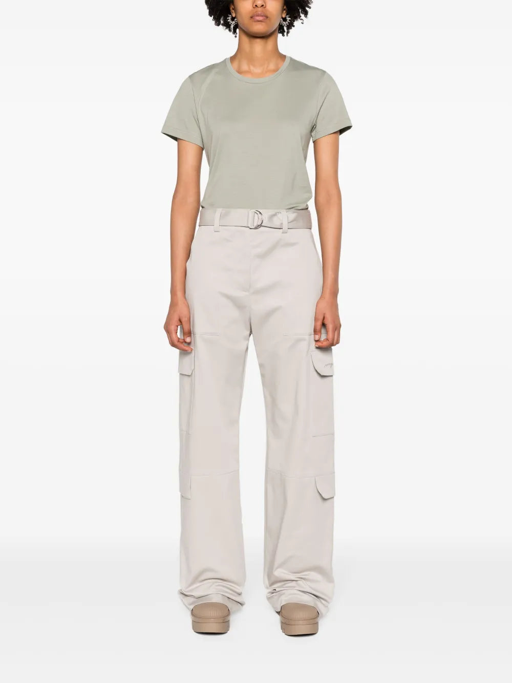 Moncler Classic Cotton T-Shirt – Sage Green - image 2