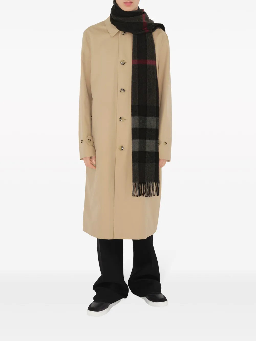 Burberry Classic Check Wool Scarf - image 6