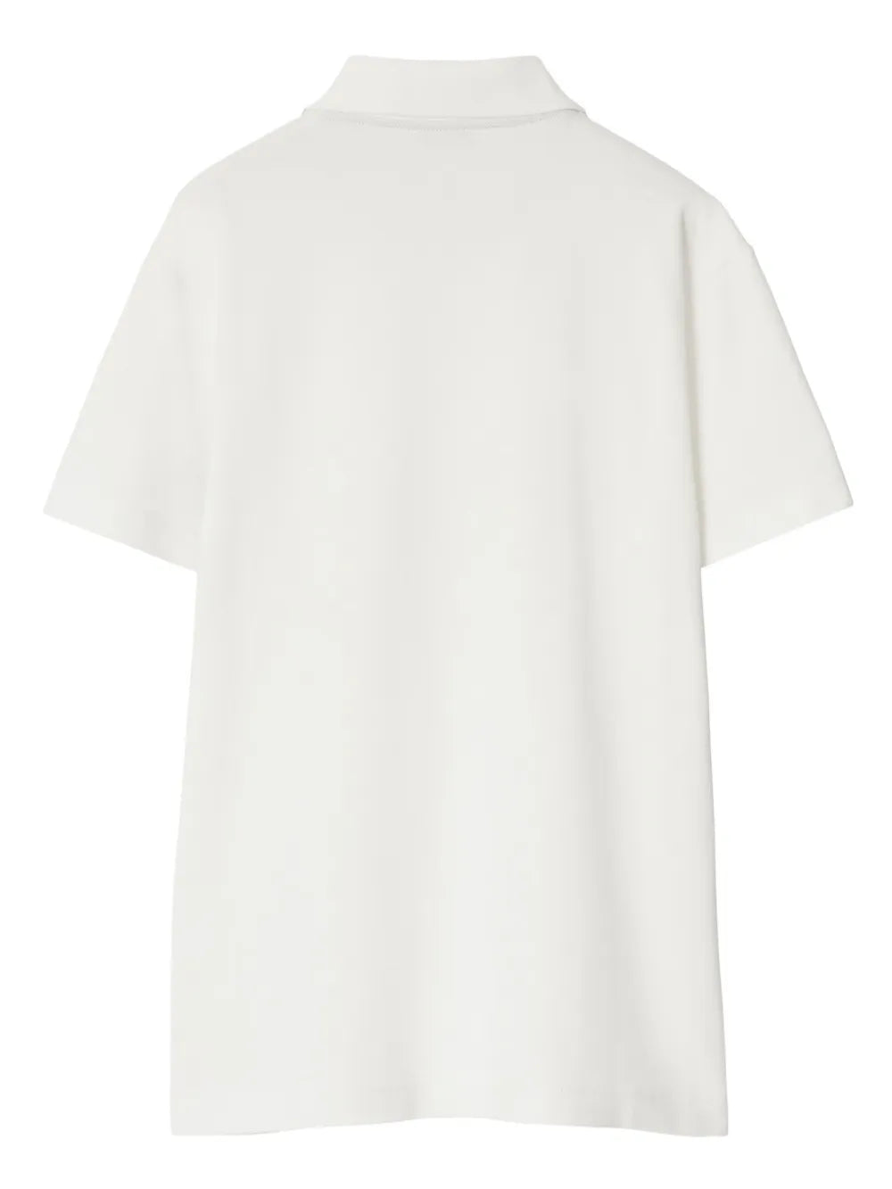 Burberry White Polo with Signature Equestrian Logo - image 8