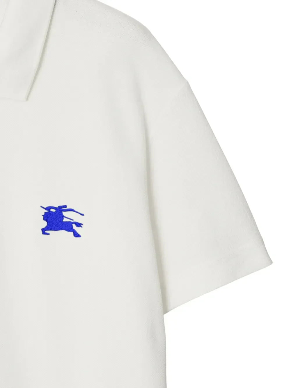 Burberry White Polo with Signature Equestrian Logo - image 7
