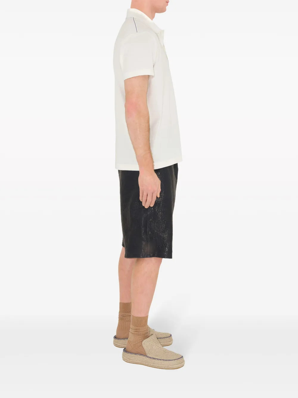 Burberry White Polo with Signature Equestrian Logo - image 3