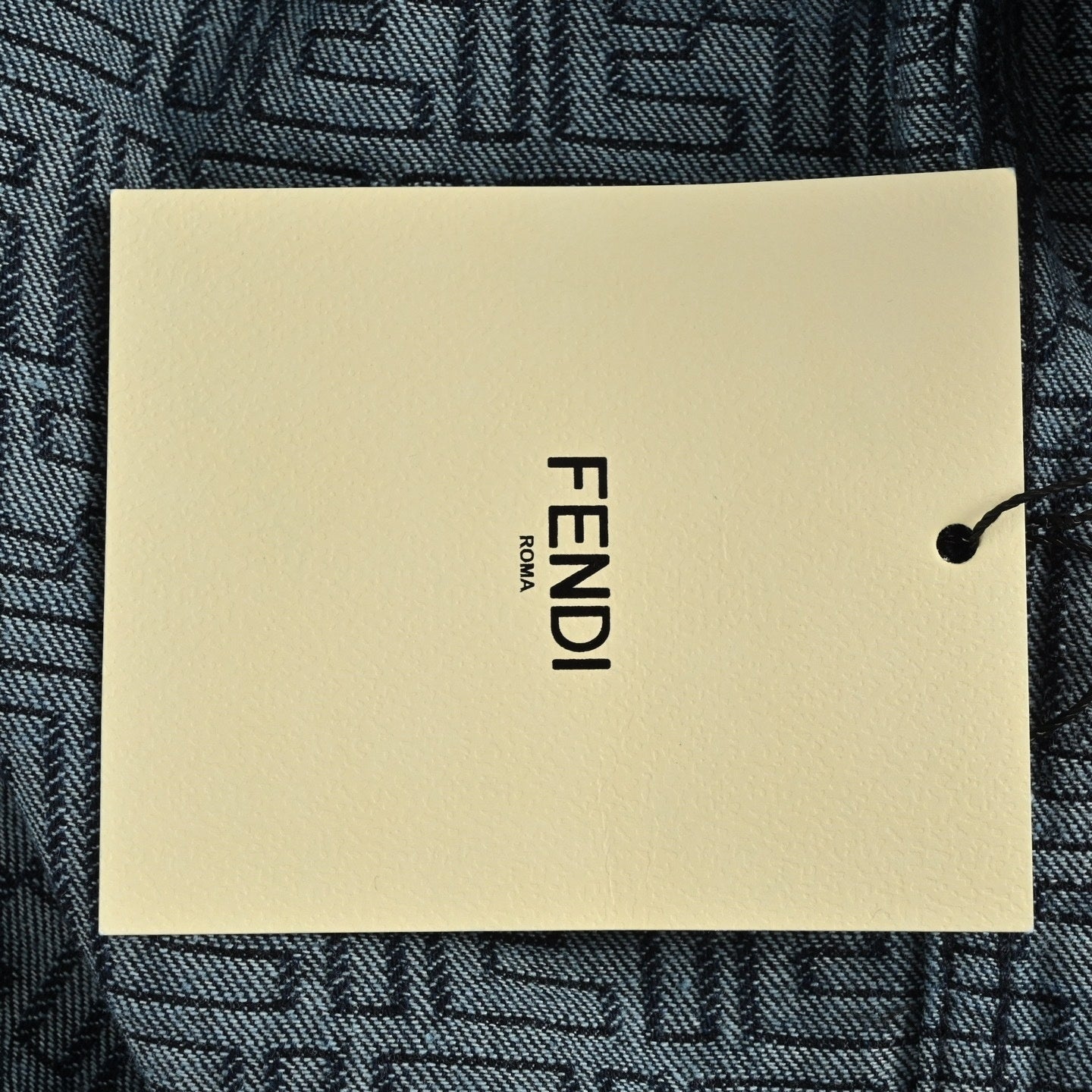 Fendi Roma FF Monogram Denim Overshirt - image 9