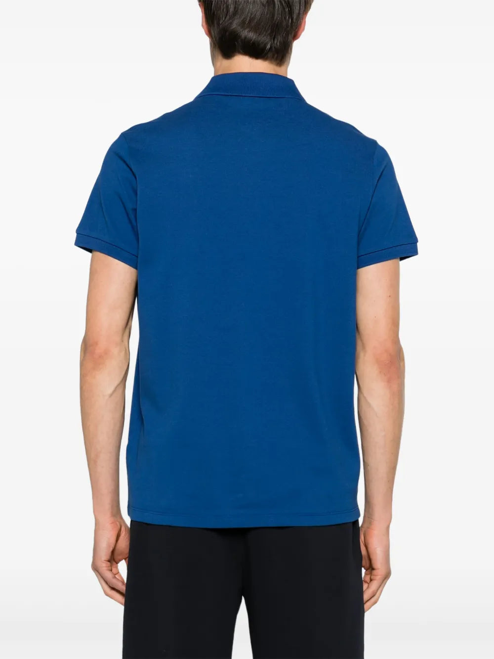 Moncler Moncler Blue Polo Shirt with Statement Logo - image 6