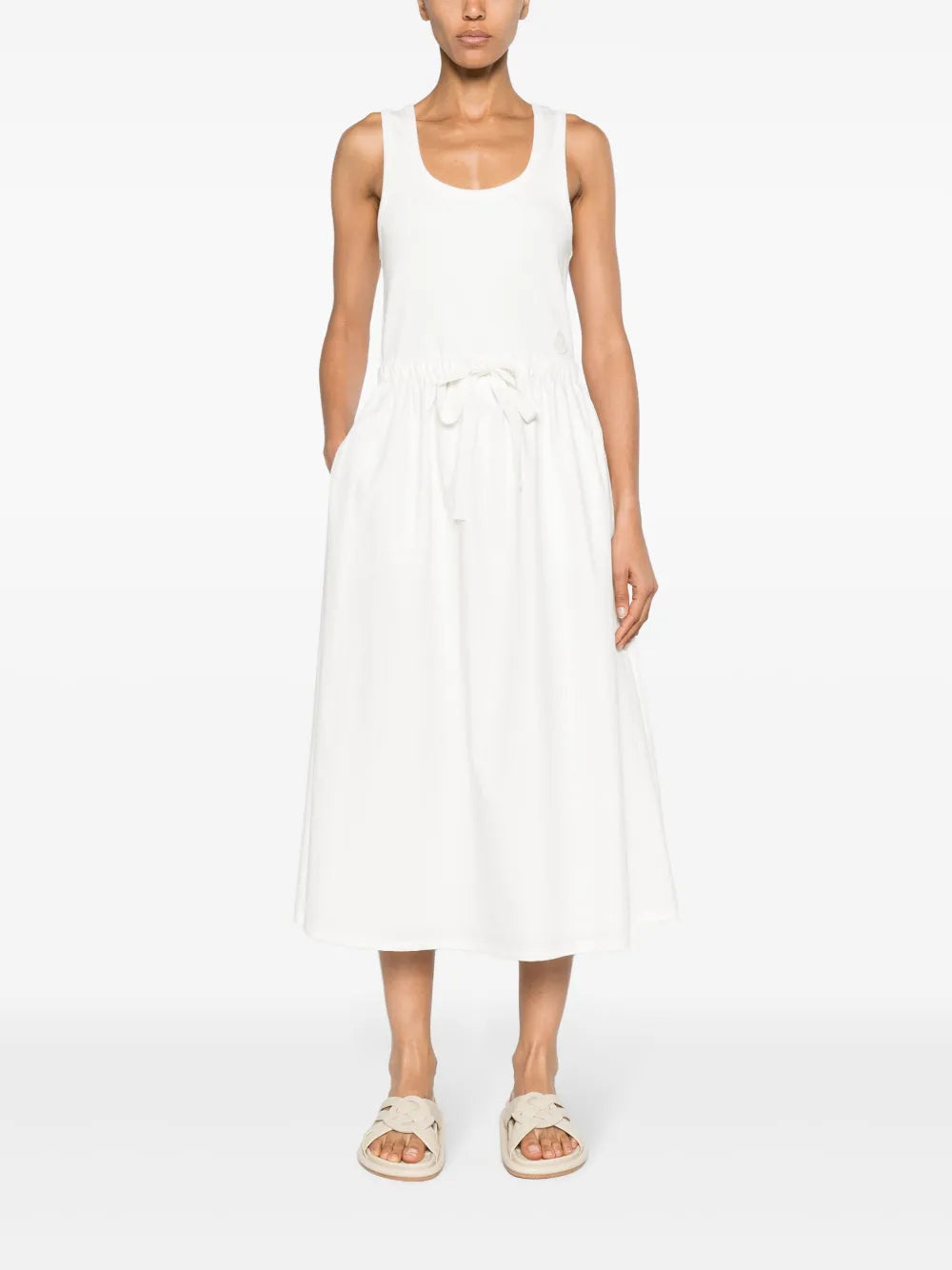 Moncler Sleeveless Drawstring Waist Maxi Dress - image 2