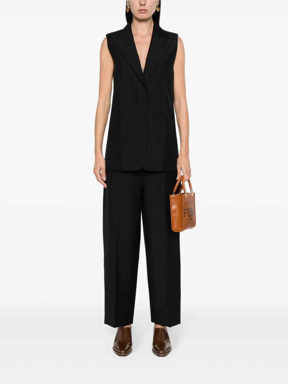 Fendi Sleeveless Blazer - image 2