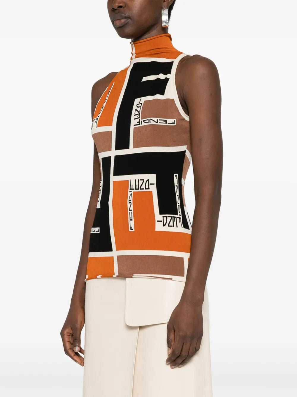 Fendi Sleeveless Top in Lycra® - image 3