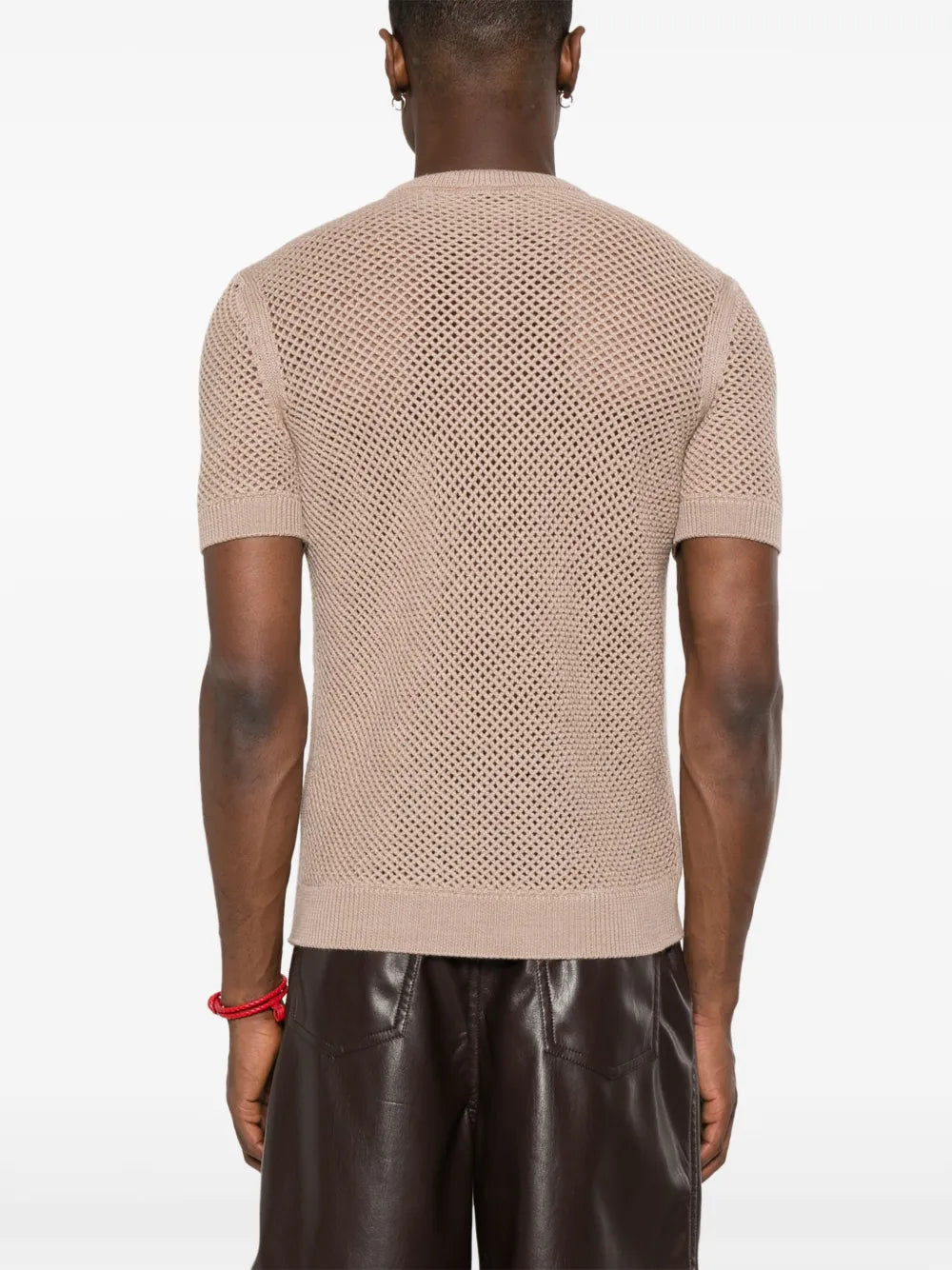 Fendi Mesh Cotton T-Shirt - image 6