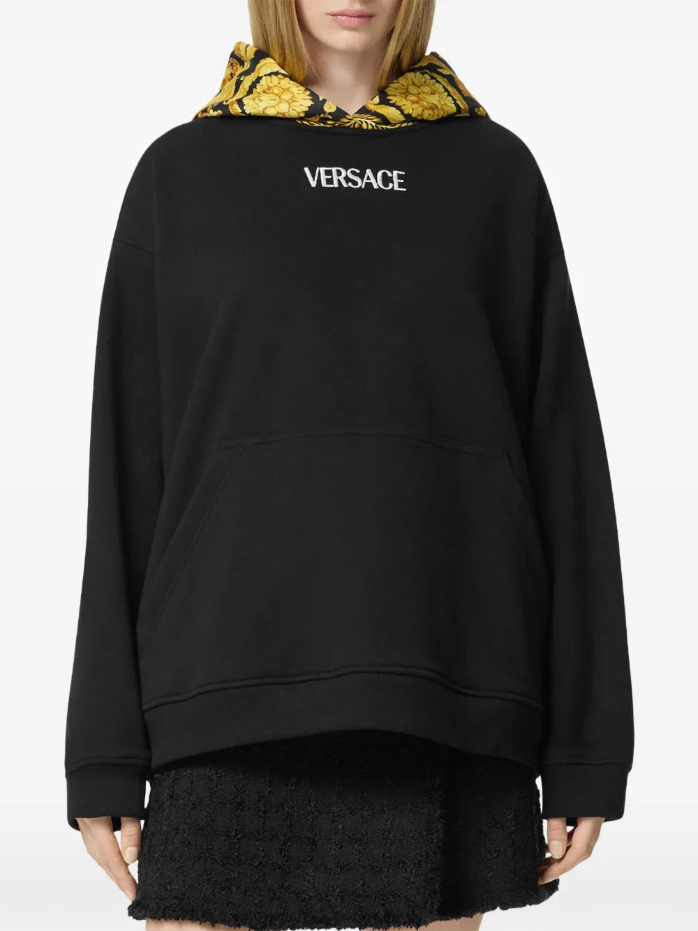 Versace Barocco Trim Hoodie - image 2