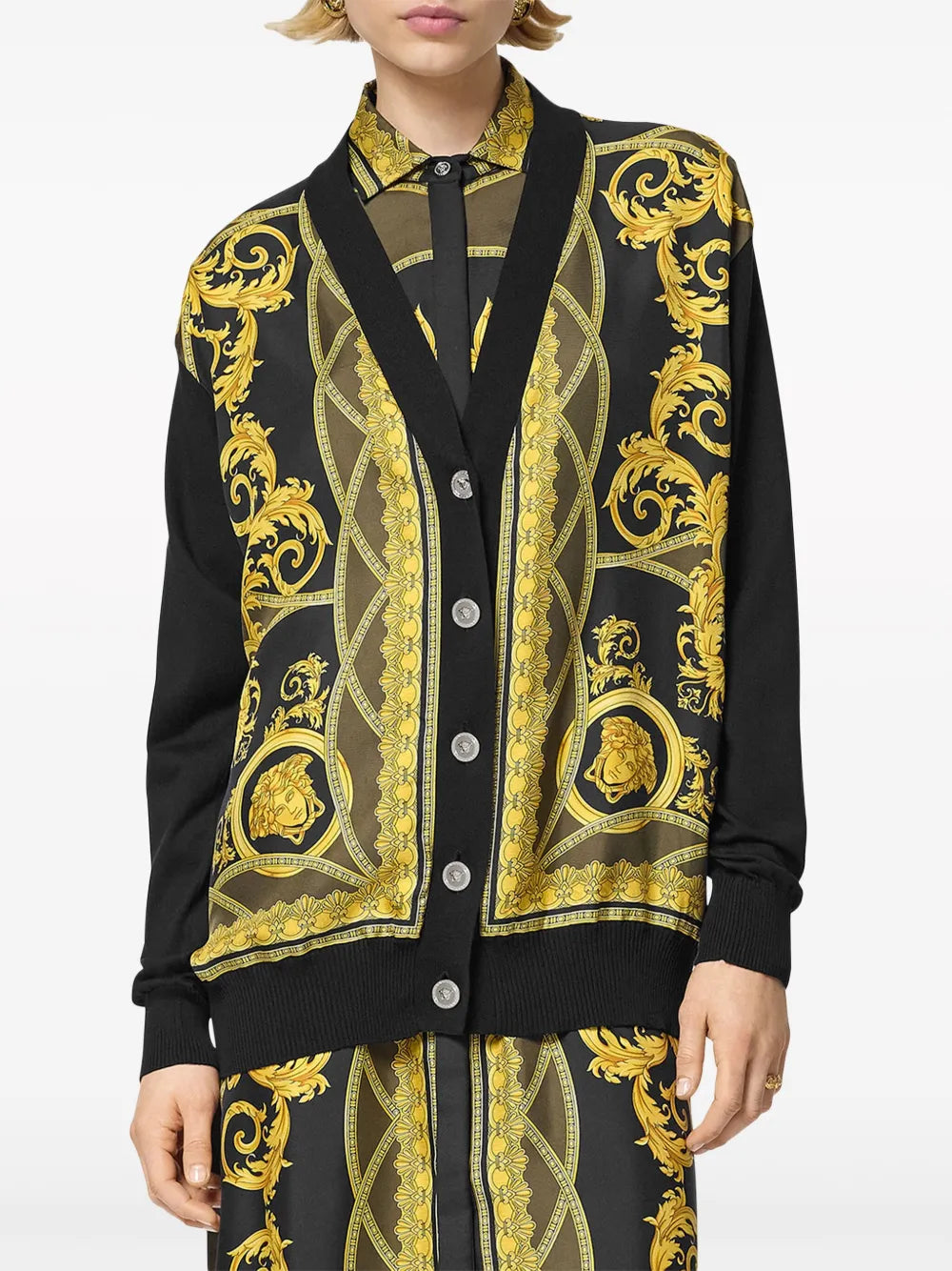 Versace Barocco Coupe des Dieux Cardigan - image 3