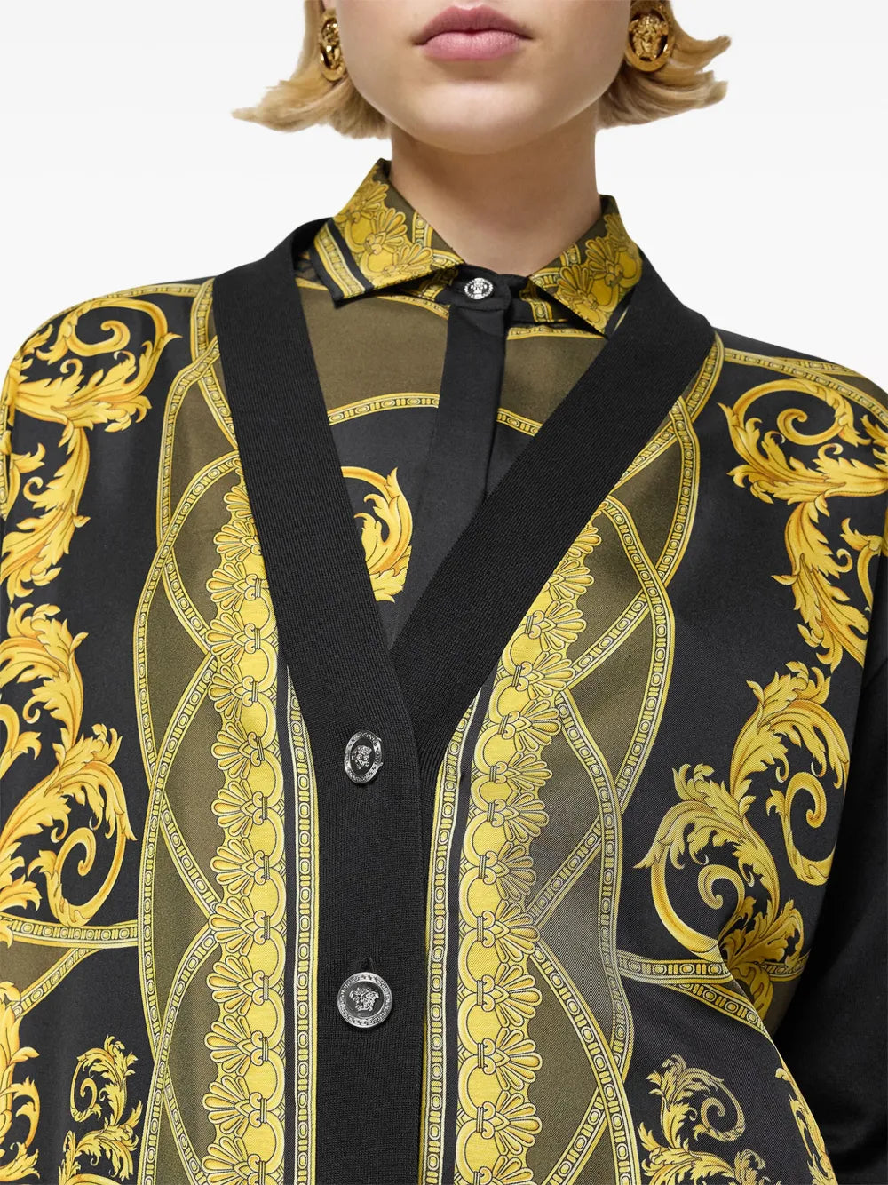 Versace Barocco Coupe des Dieux Cardigan - image 7