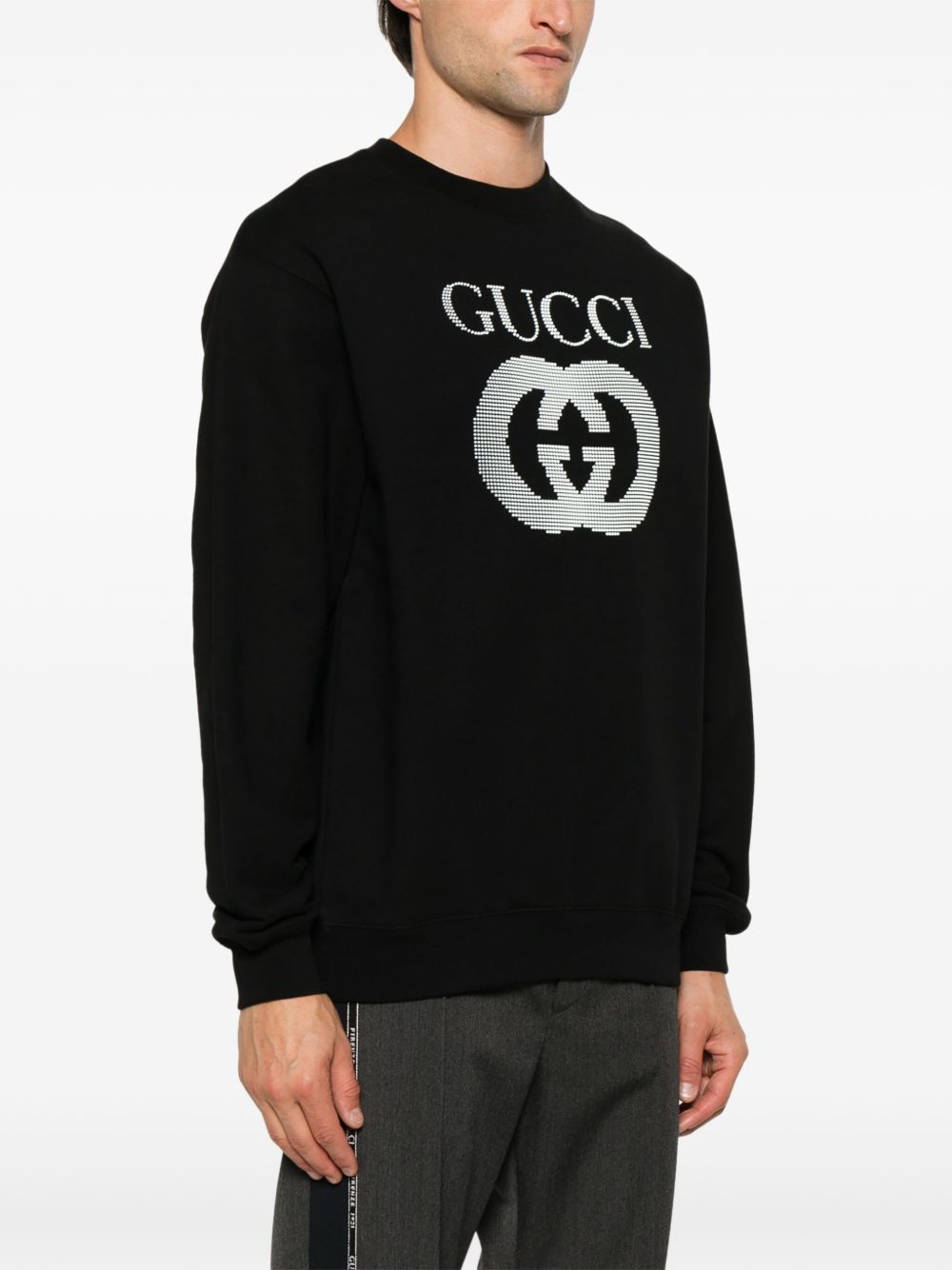 Gucci Interlocking G-appliqué sweatshirt - image 4