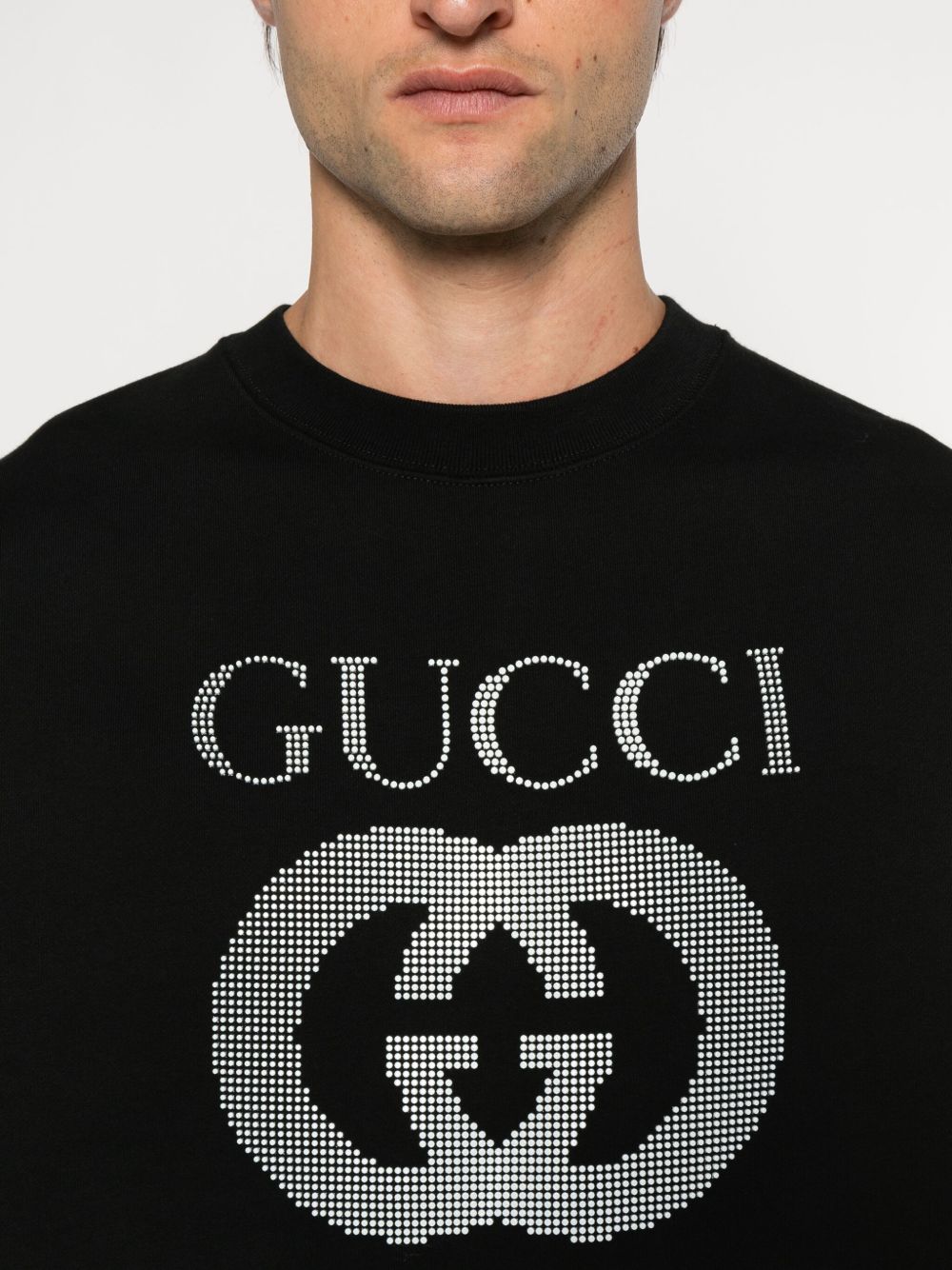 Gucci Interlocking G-appliqué sweatshirt - image 5