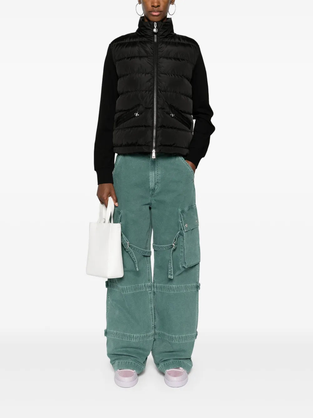 Moncler Hybrid Puffer Knit Jacket - image 2