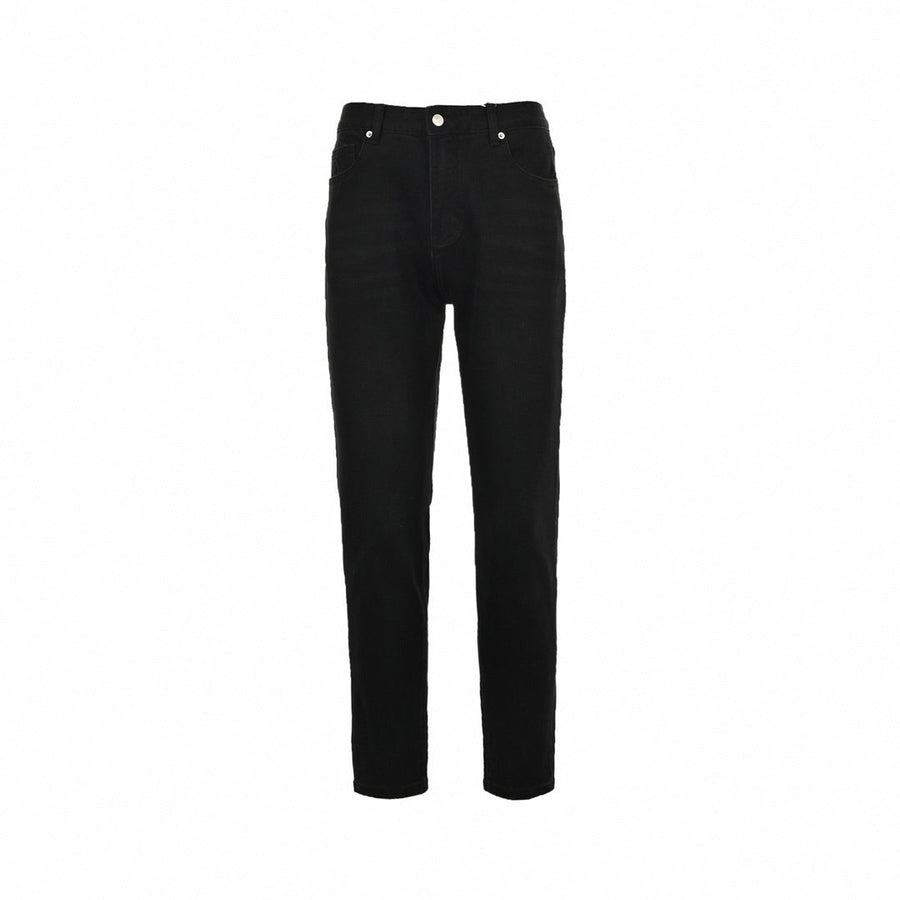 Dior Black Slim-Fit Jeans with Embroidered Logo Detail