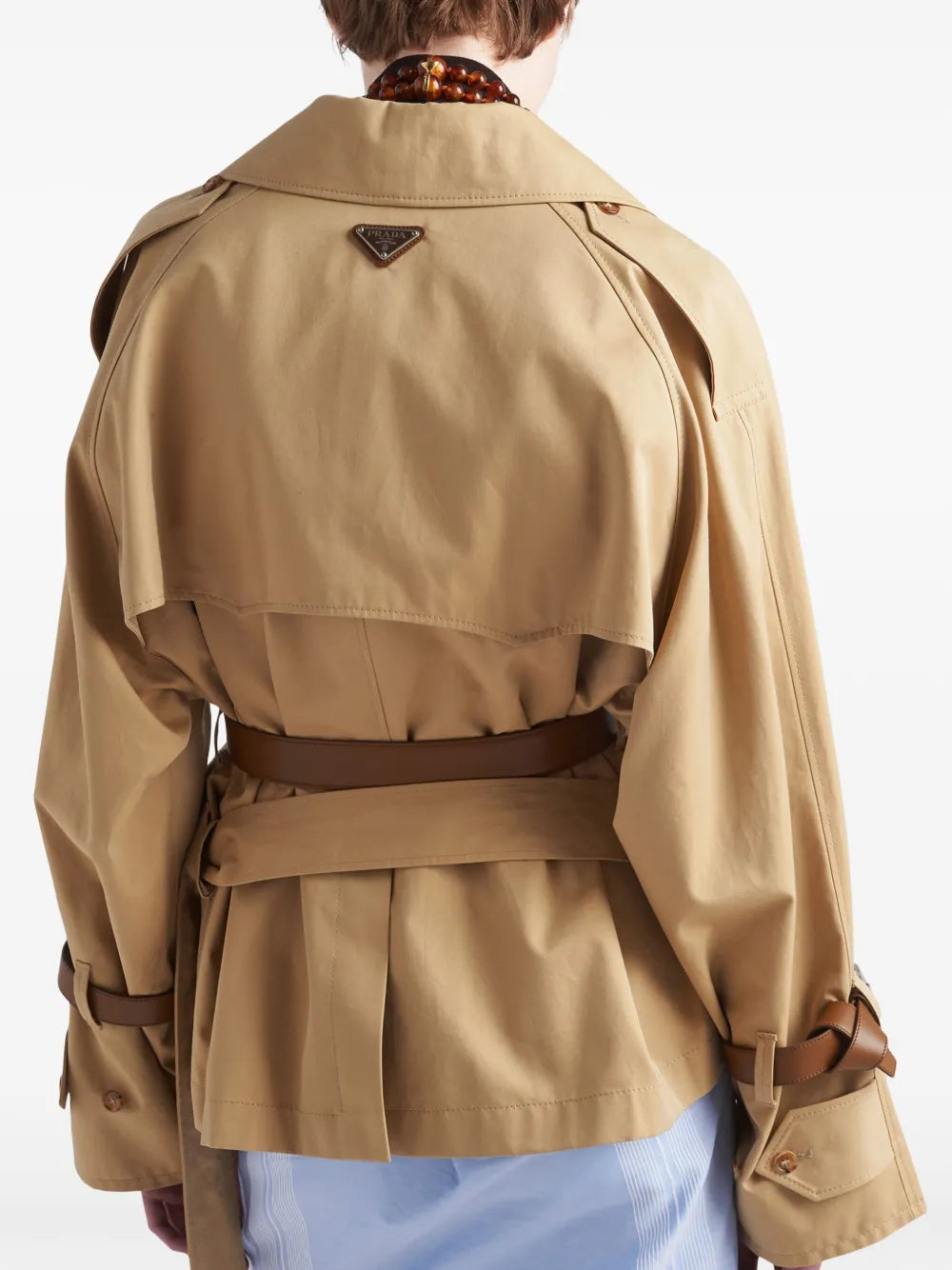 Prada Short Trench Coat - image 9