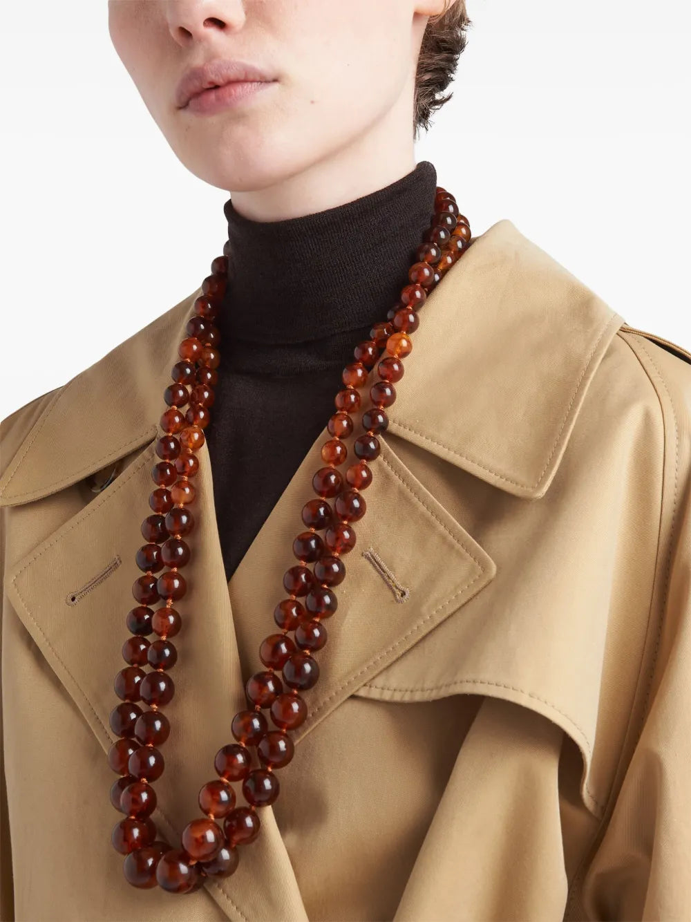 Prada Short Trench Coat - image 7