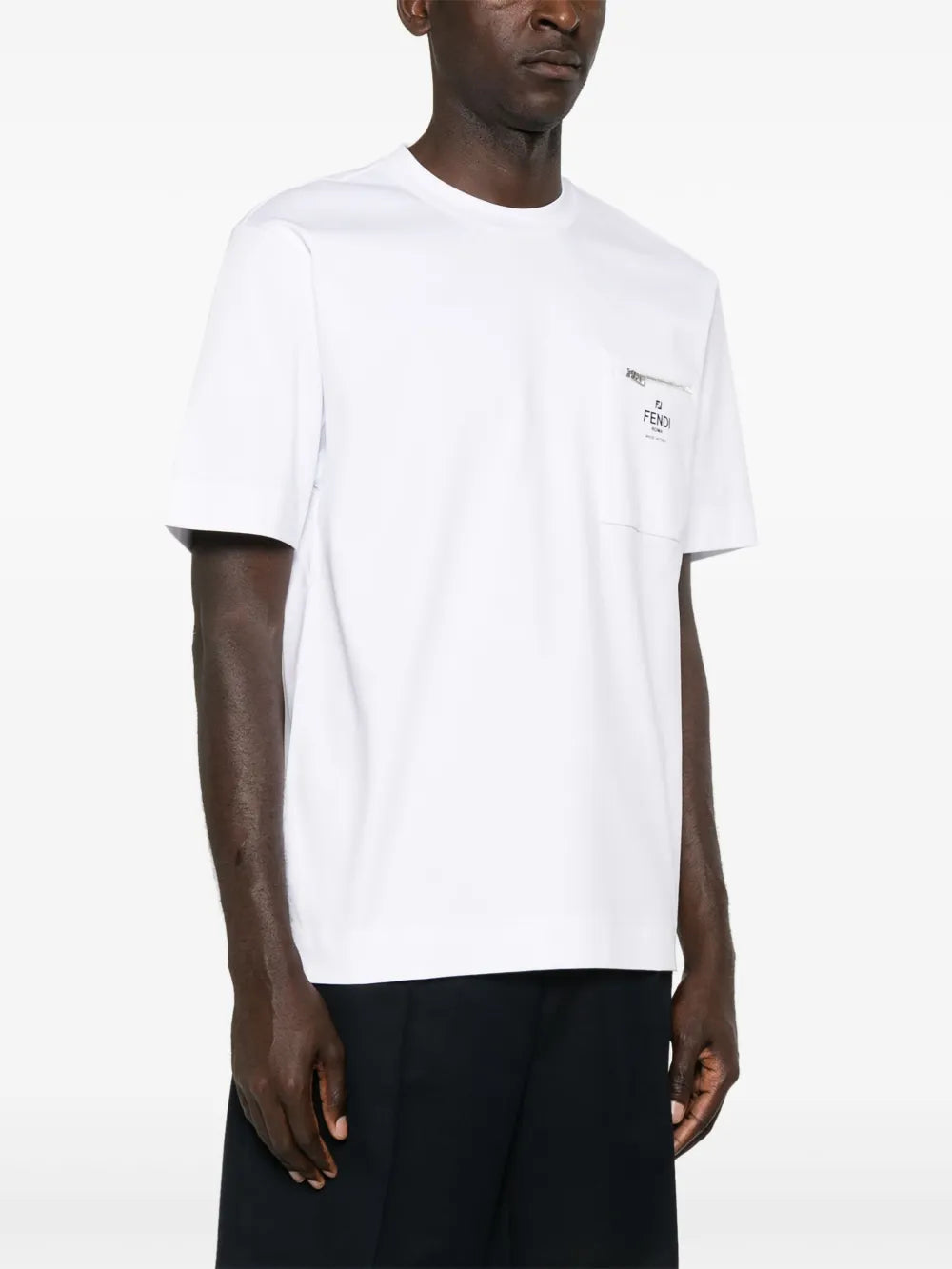 Fendi Classic Cotton T-Shirt - image 3