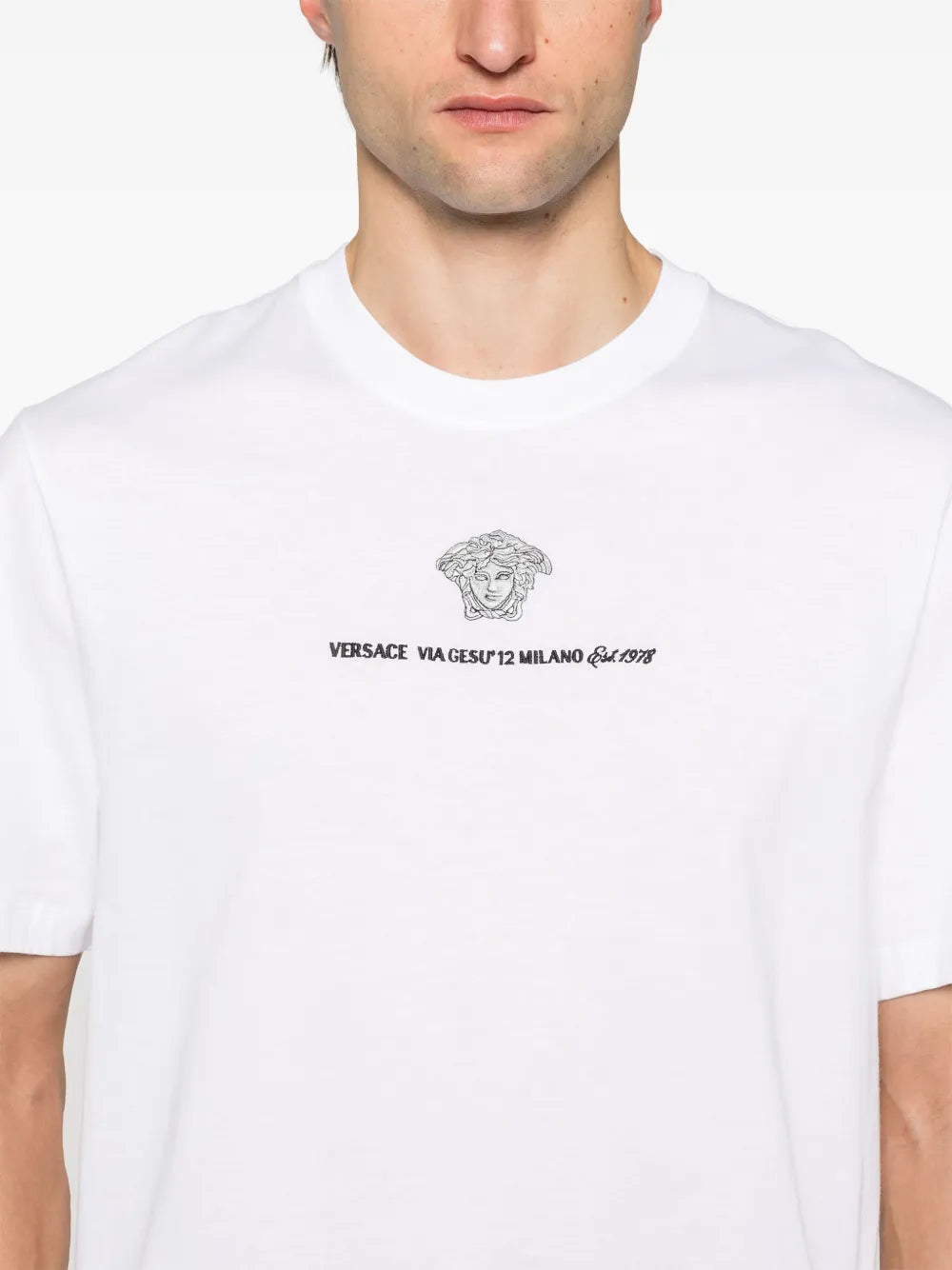 Versace Via Gesù Cotton T-Shirt - image 7