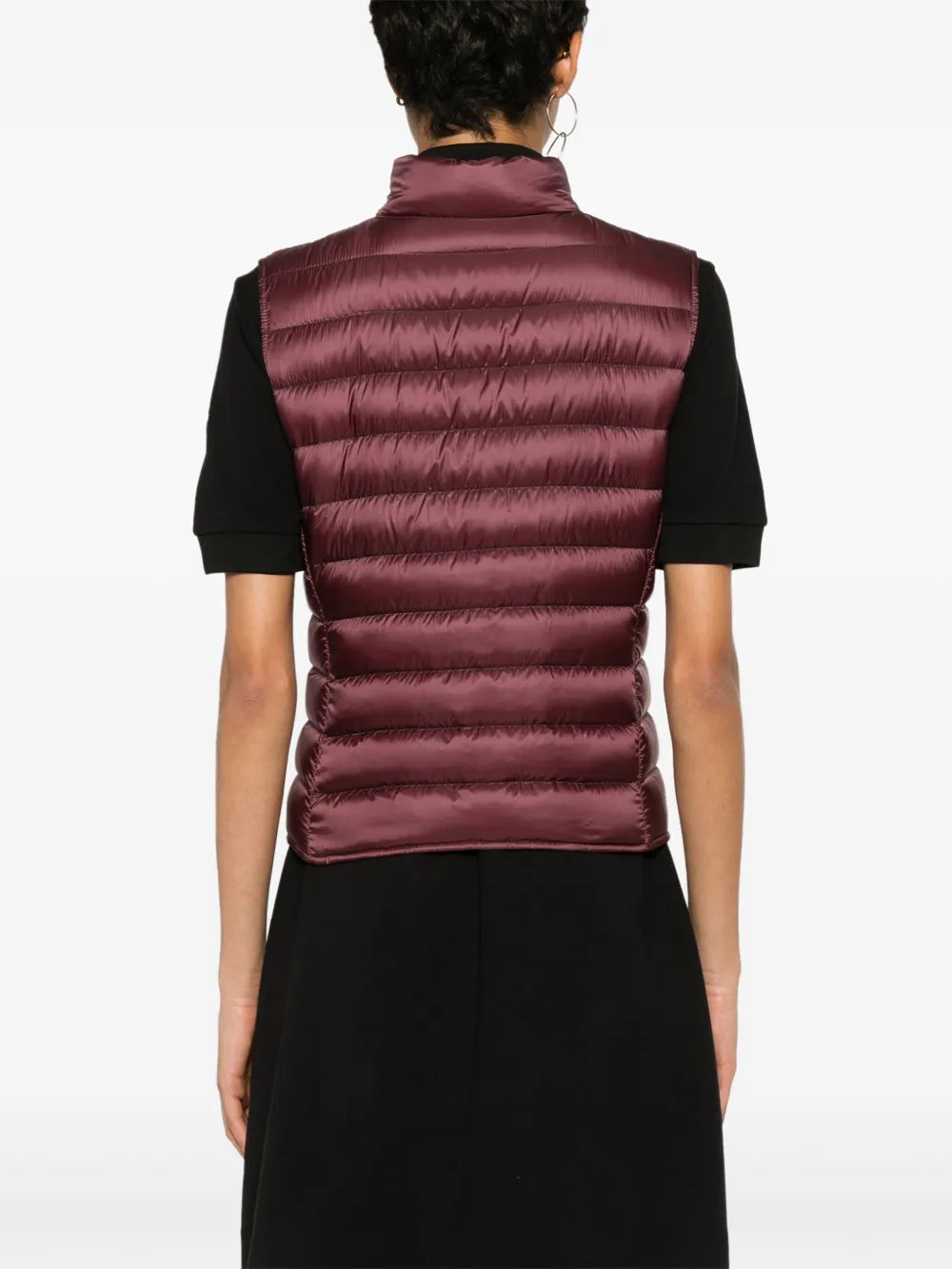 Moncler Burgundy Quilted Down Vest - image 6