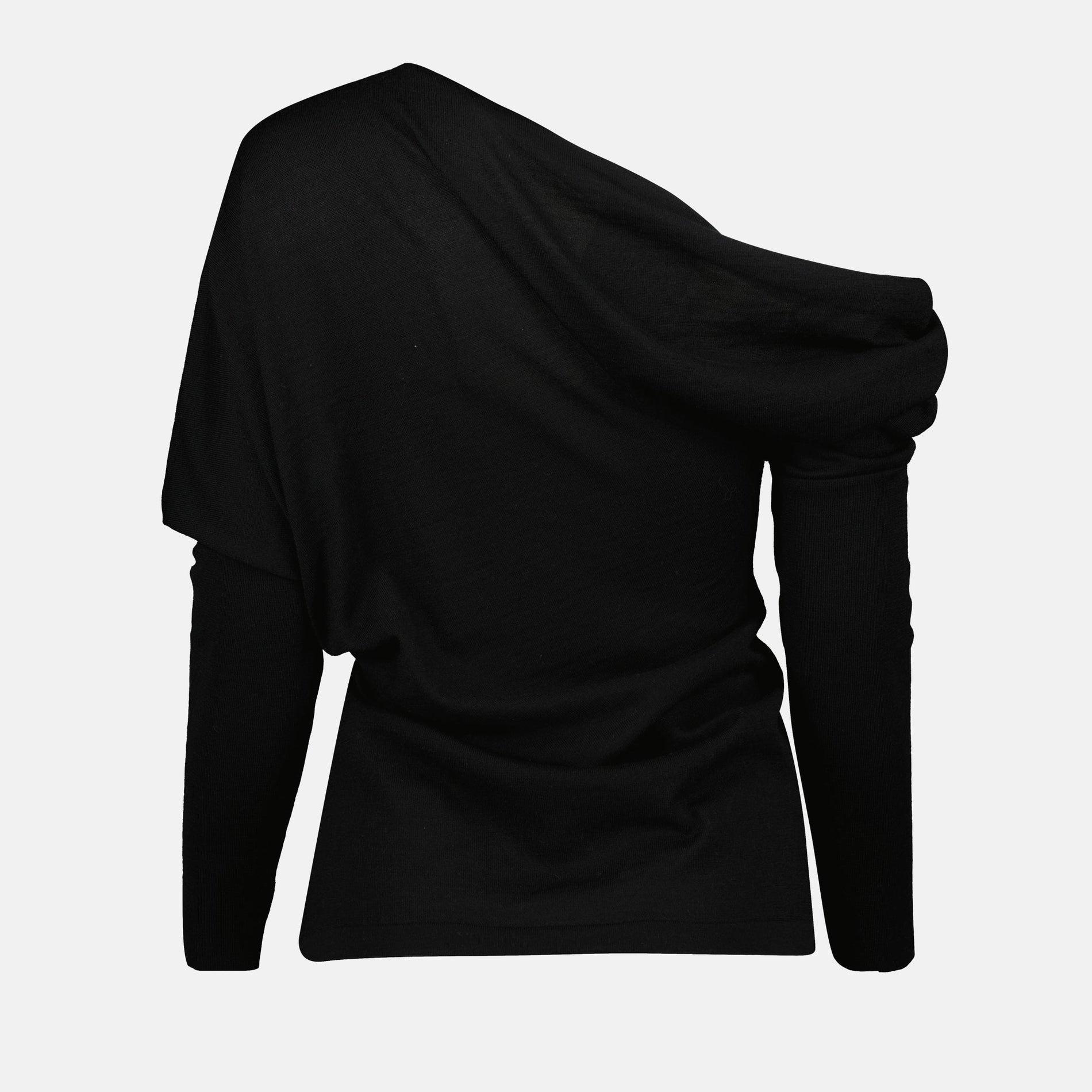 Moschino Draped Collar Wool Sweater - image 4