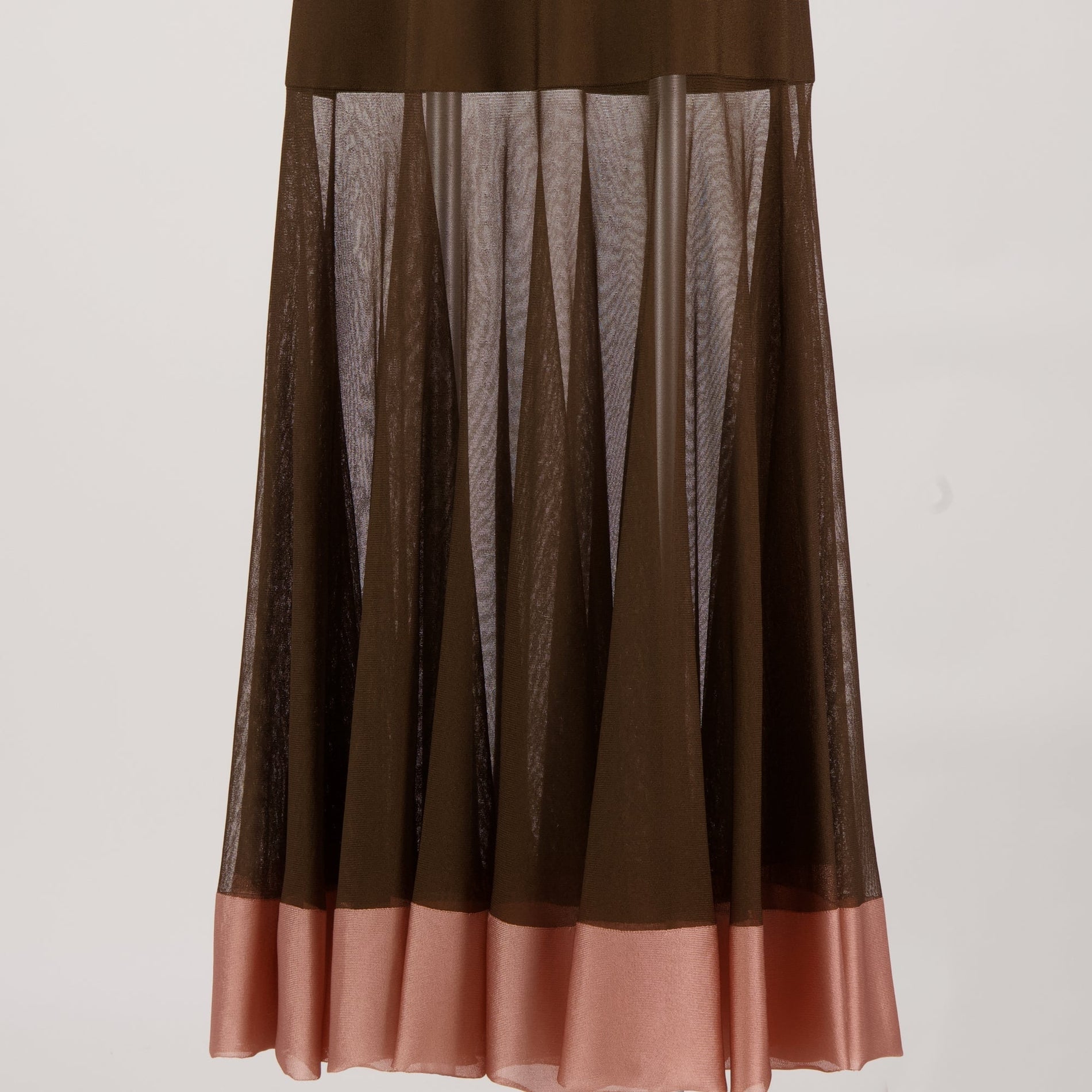 Fendi Sheer Panel Slip Maxi Dress - image 3