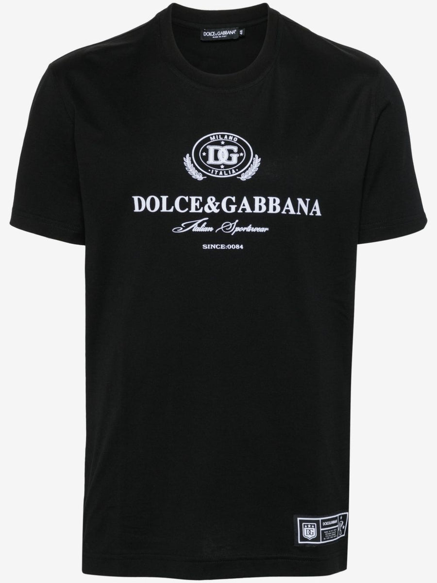 Dolce & Gabbana Gabbana Cotton Logo Print T-Shirt