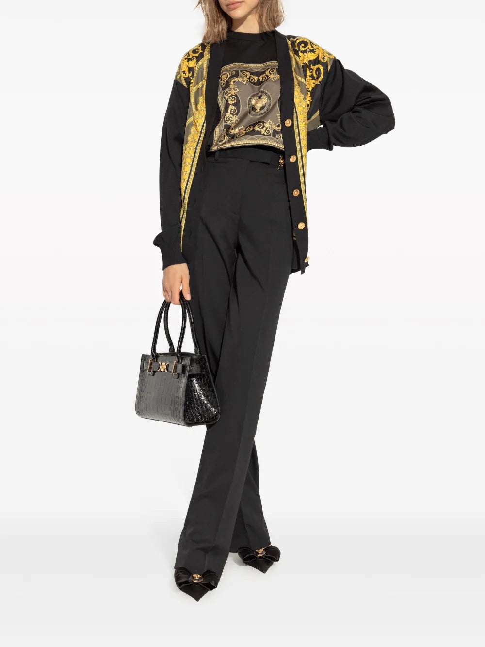 Versace Baroque Print Oversized T-Shirt - image 2