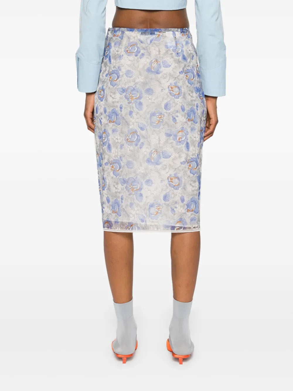 Prada Printed Nylonette Skirt - image 6